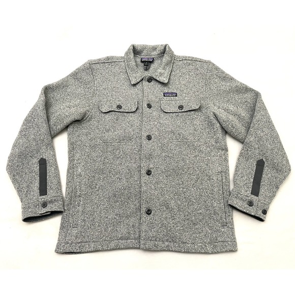 Patagonia Other - Patagonia Better Sweater Shirt Jacket Medium Gray Shacket Gorpcore Fleece Lined